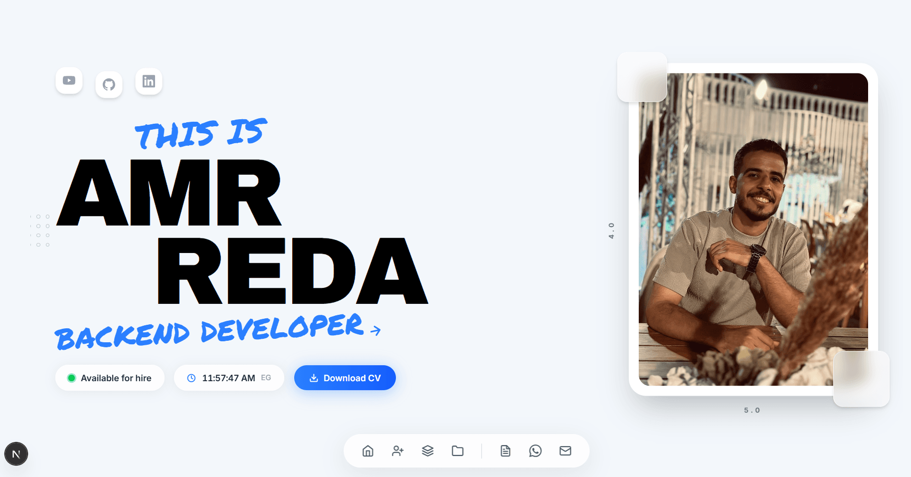 Single-Page Portfolio